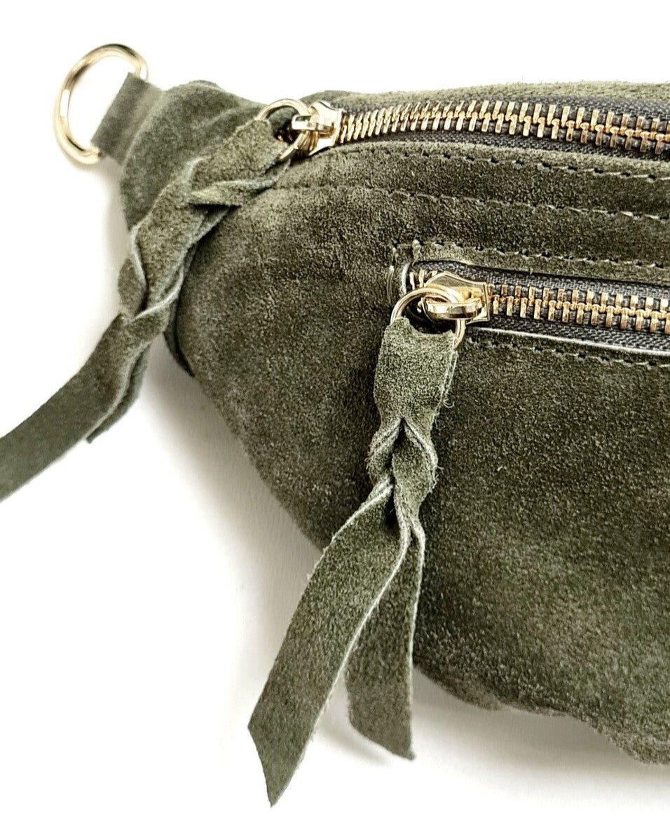 Sac banane Paula vert kaki