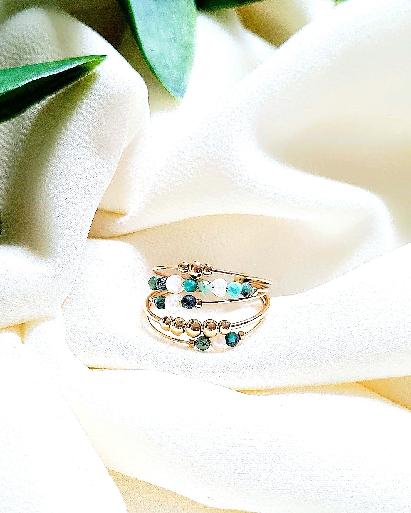 Bague Perla vert