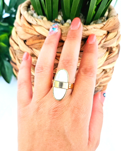Bague Petra nacre