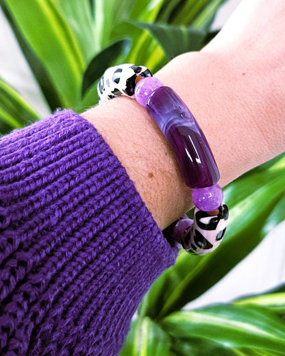 Bracelets Purple - création Bahia