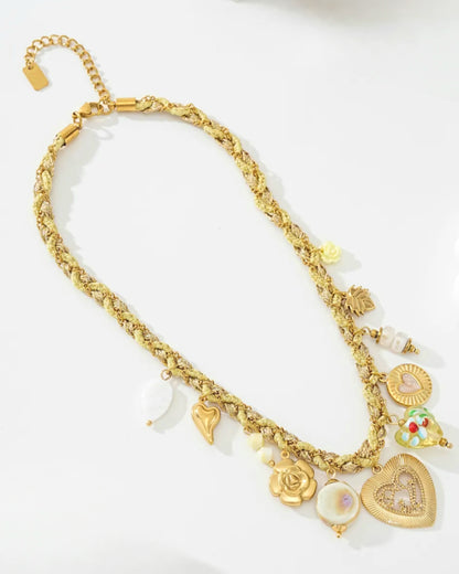 Collier pampilles Soléa