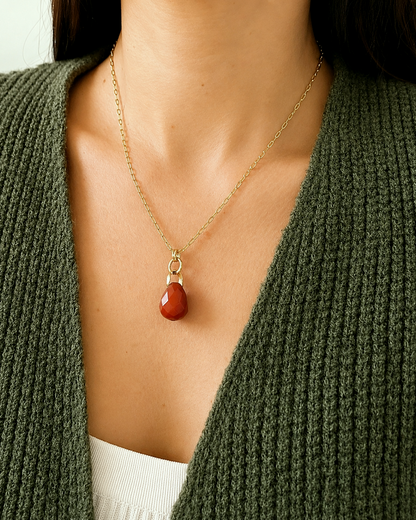 Collier Grenat