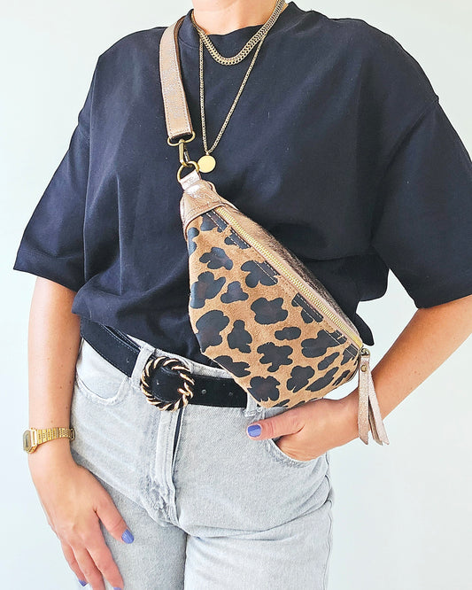 Sac banane Léo doré