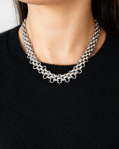 Collier Freya argent