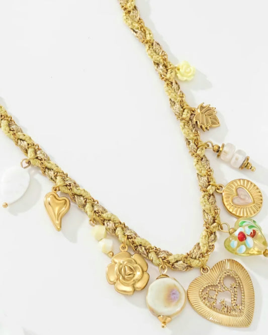 Collier pampilles Soléa