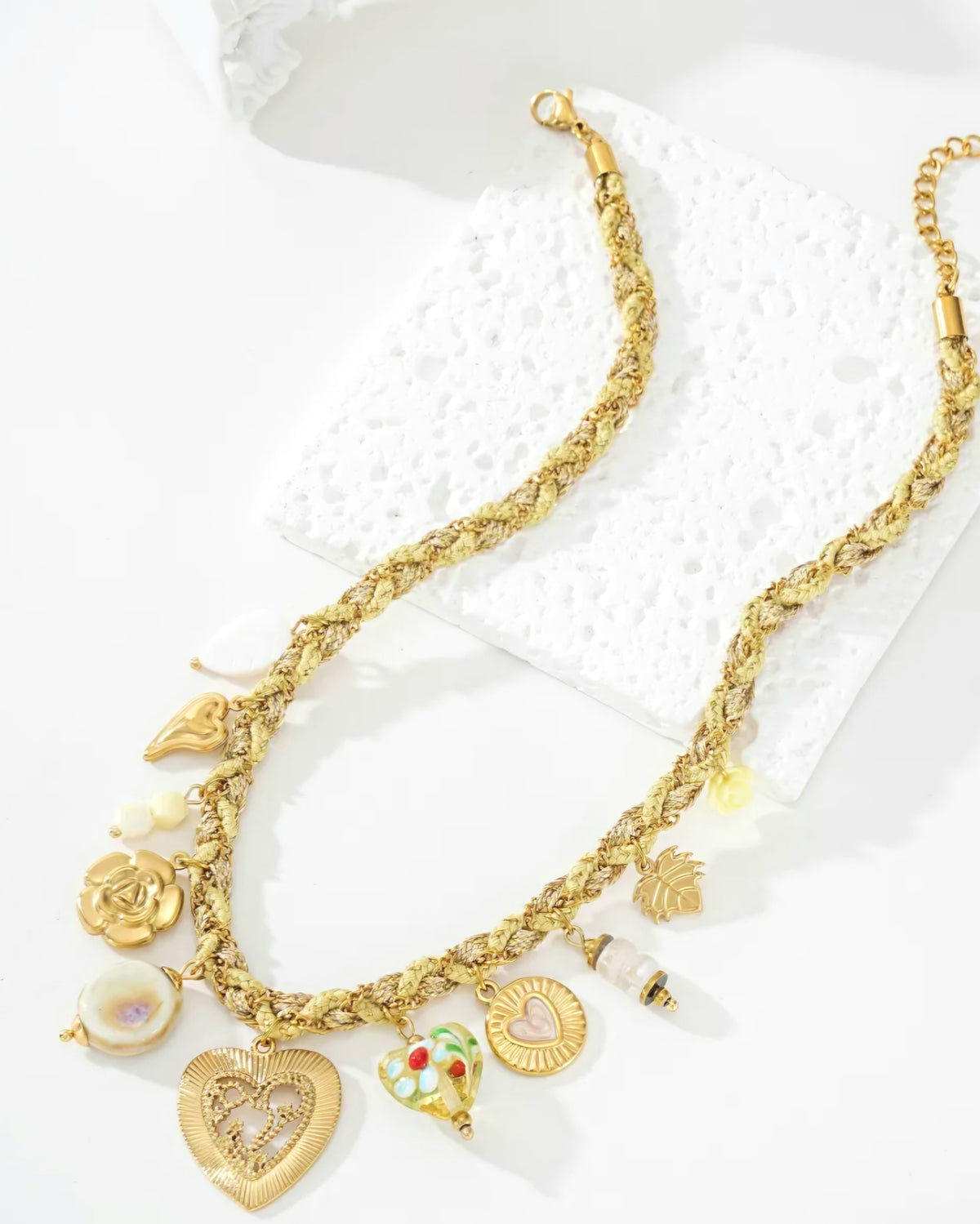 Collier pampilles Soléa