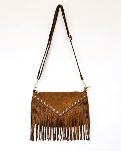 Sac Astra franges camel
