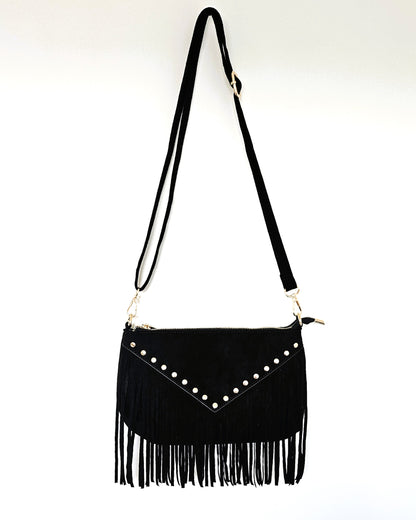 Sac Astra franges noir