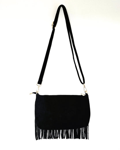 Sac Astra franges noir