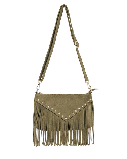 Sac Astra franges kaki
