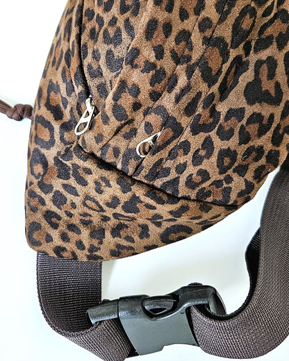 Sac banane Fauve léopard suédé
