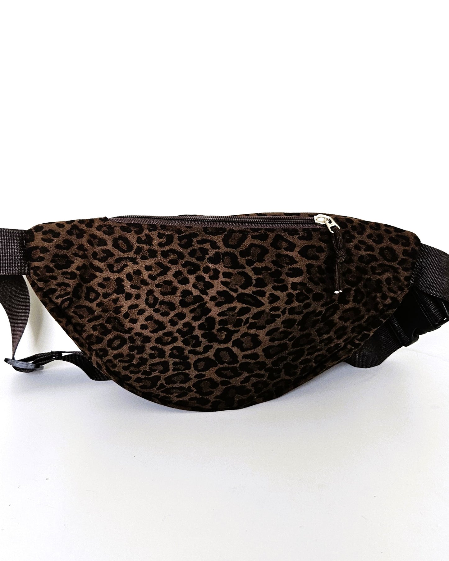 Sac banane Fauve léopard suédé