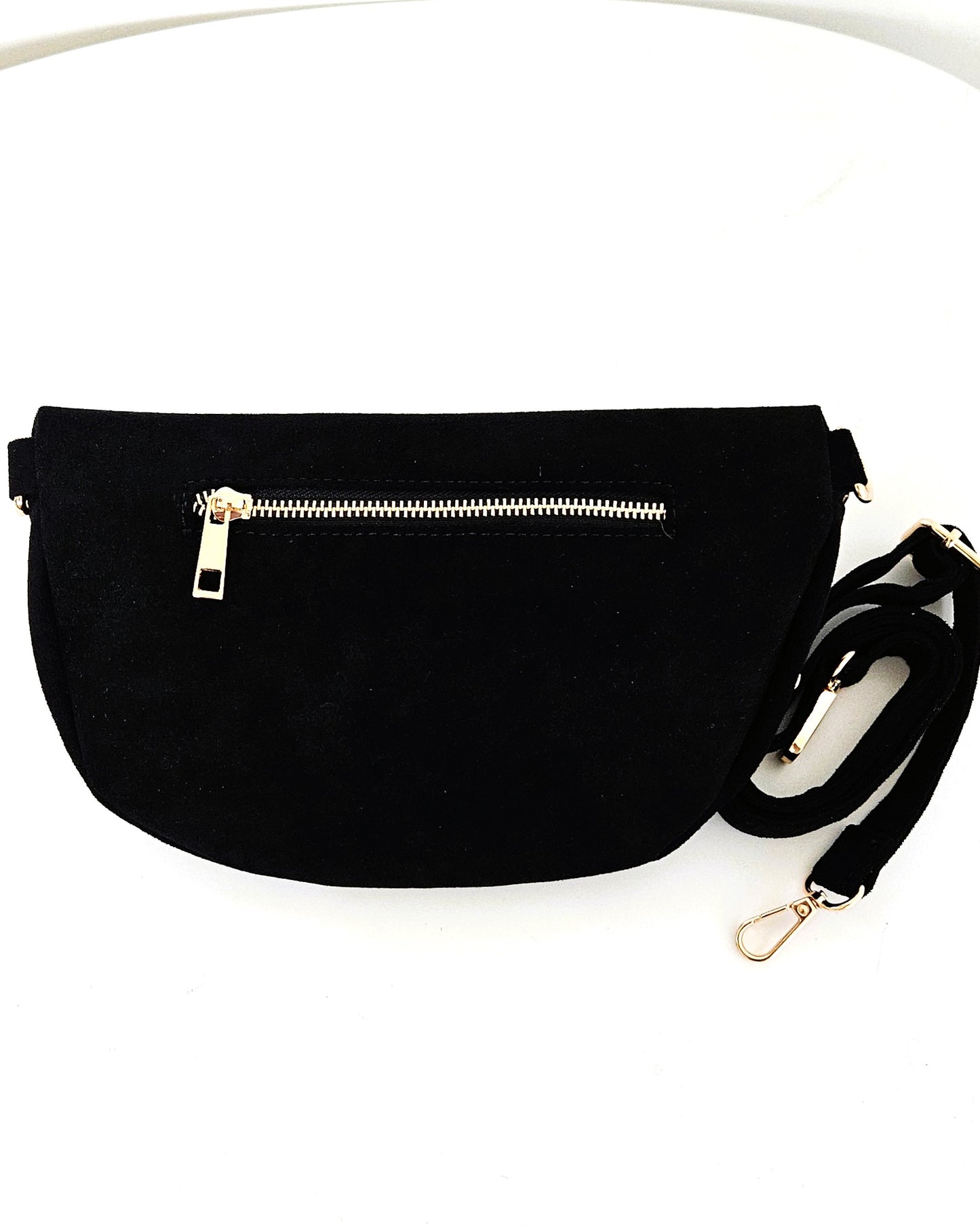 Sac banane Stella cloutée noir