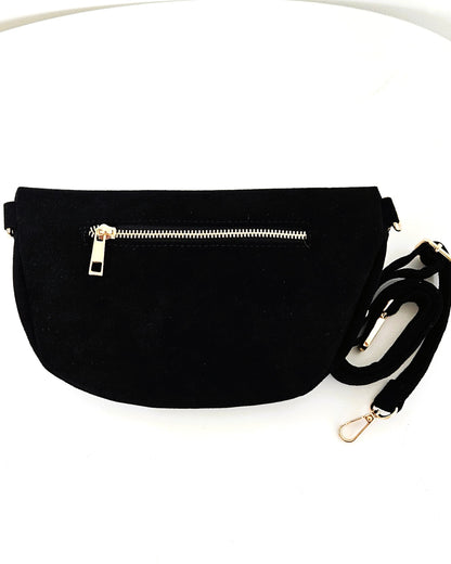 Sac banane Stella cloutée noir