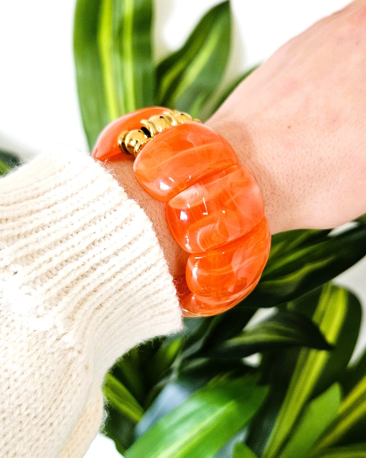 Bracelet Salsa en perles colorées - création bahia