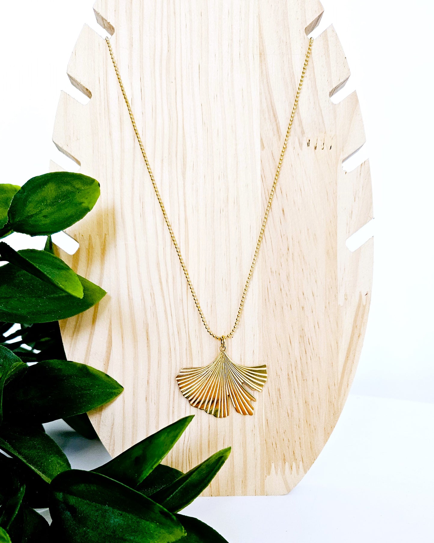 Sautoir Ginkgo