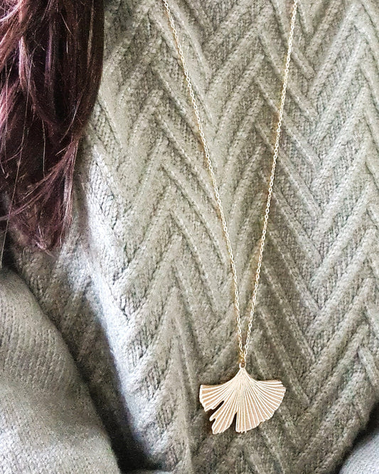 Sautoir Ginkgo