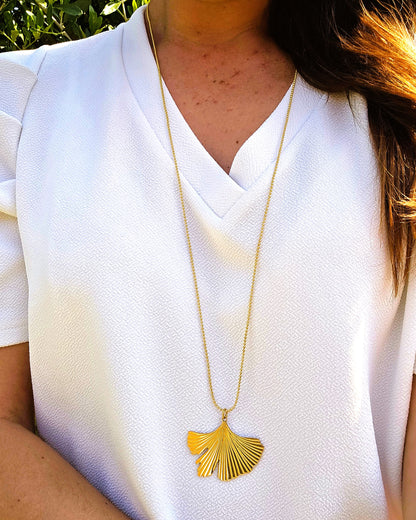 Sautoir Ginkgo