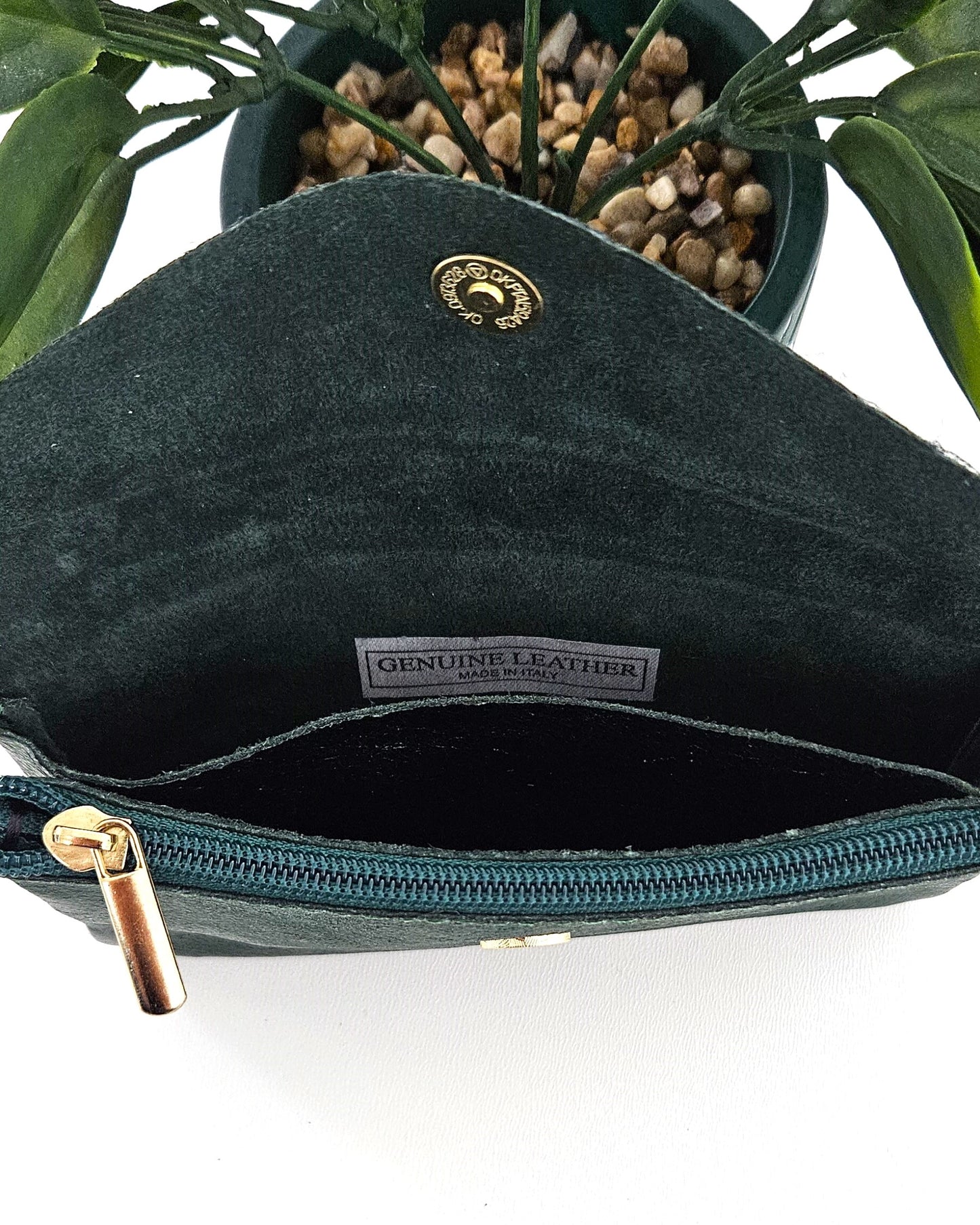 Portefeuille Sparkle vert