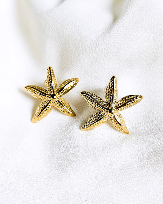 Boucles d'oreilles Starfish mini or