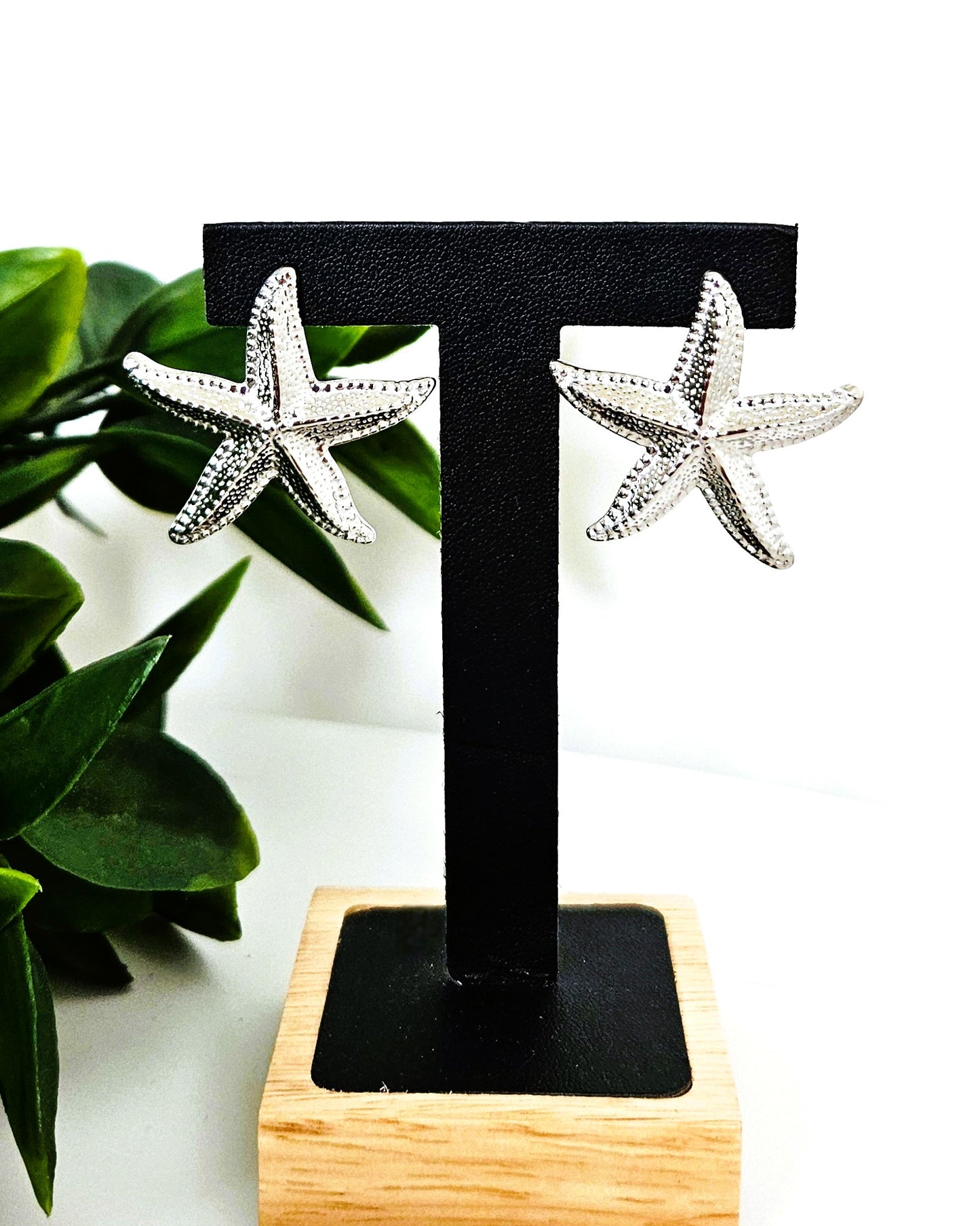 Boucles d'oreilles Starfish argent