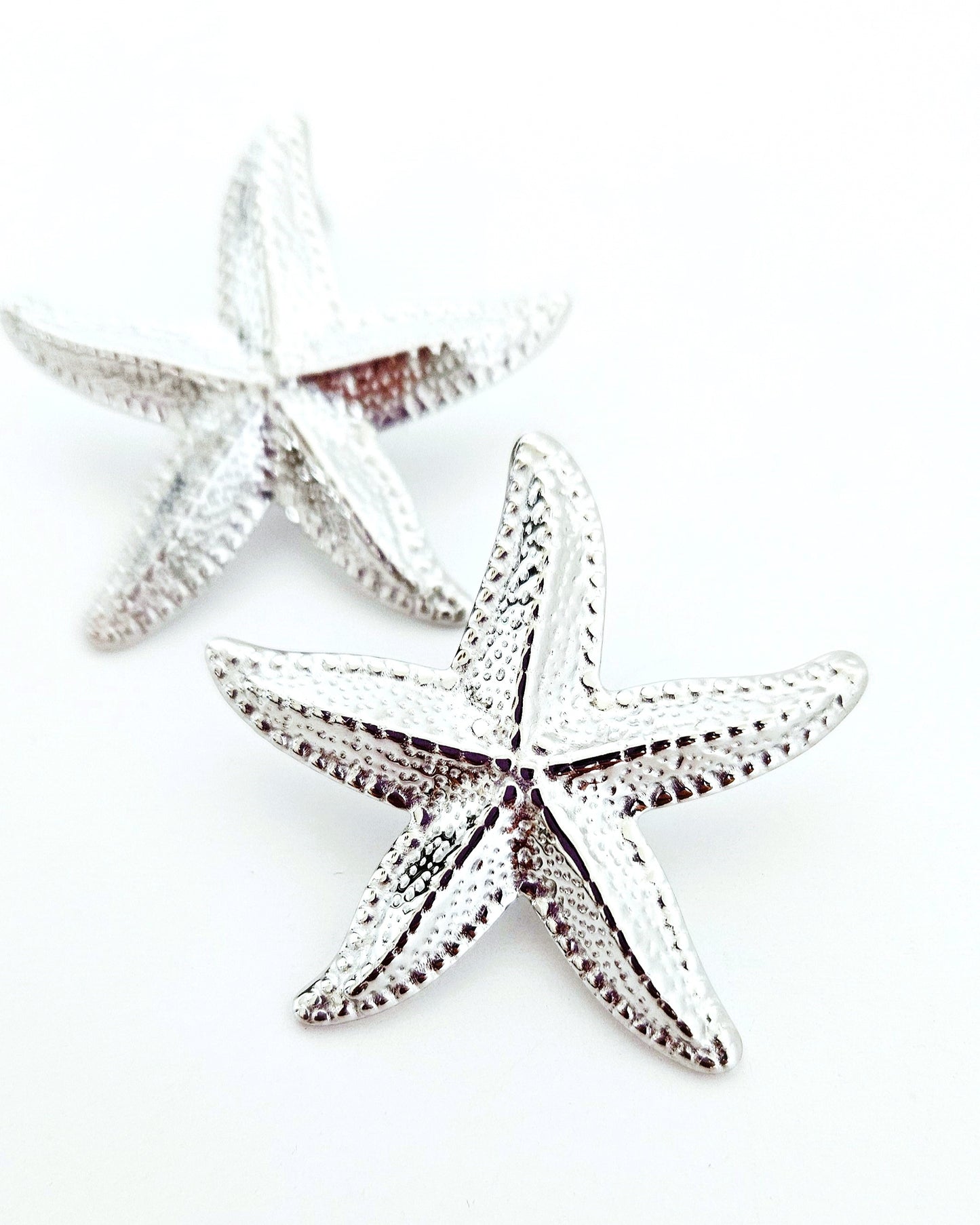 Boucles d'oreilles Starfish argent