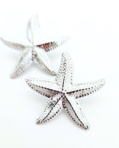 Boucles d'oreilles Starfish argent