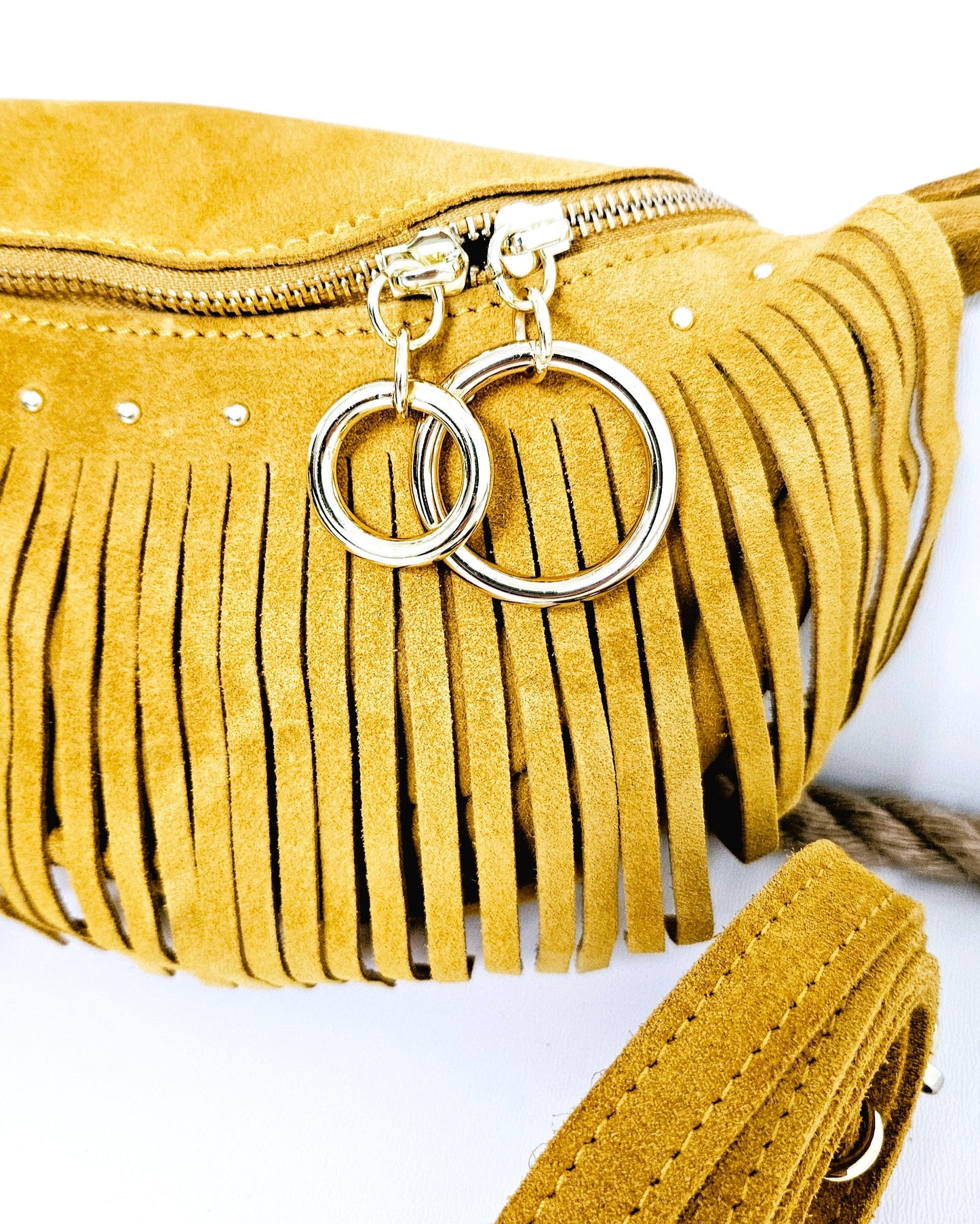Sac banane Texas jaune moutarde