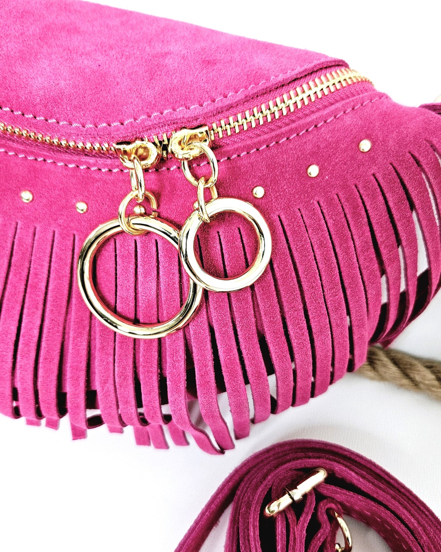 Sac banane Texas rose