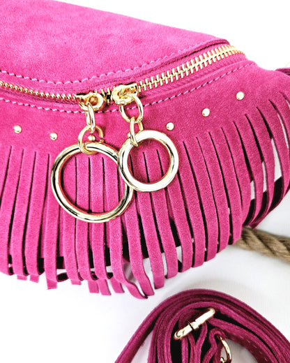 Sac banane Texas rose