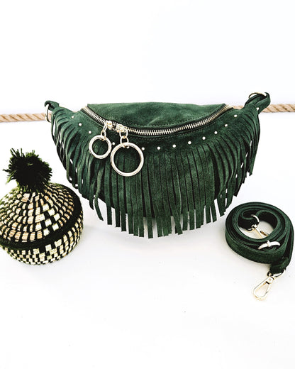 Sac banane Texas vert