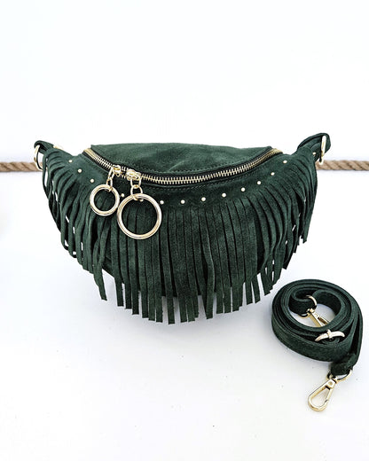 Sac banane Texas vert