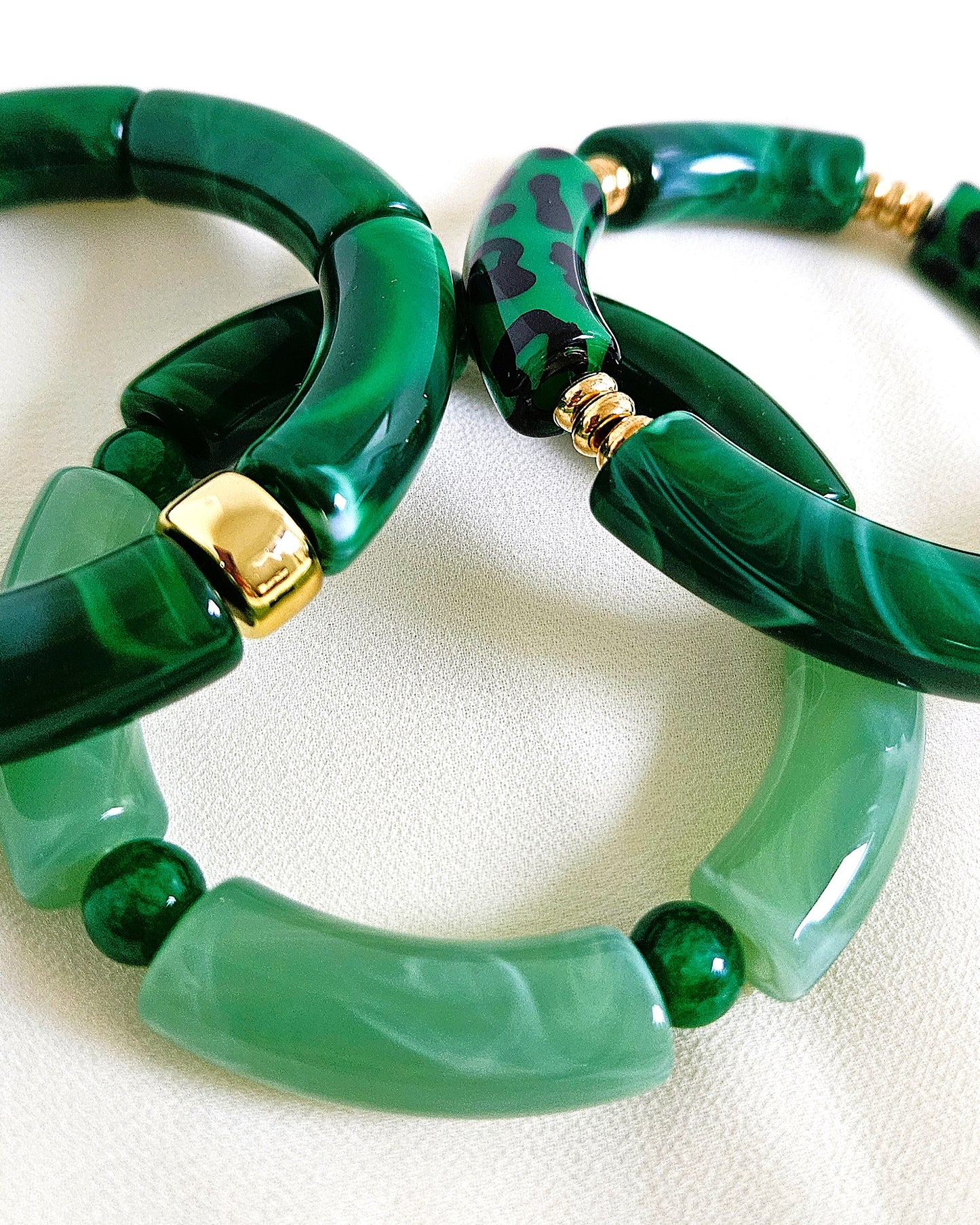 Bracelets Verde - création Bahia