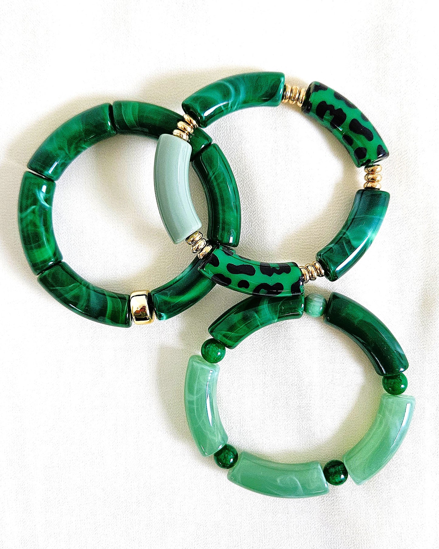 Bracelets Verde - création Bahia