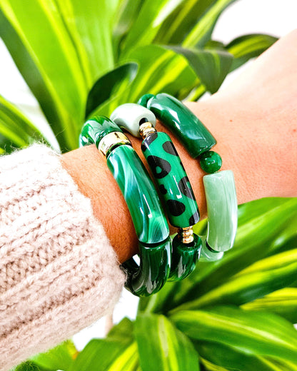 Bracelets Verde - création Bahia