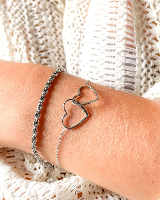 Bracelet Love argent