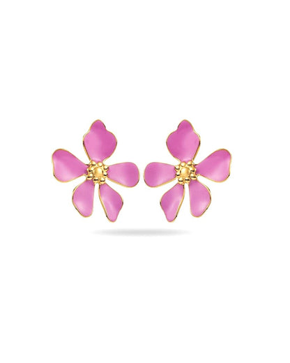 Boucles d'oreilles Violette