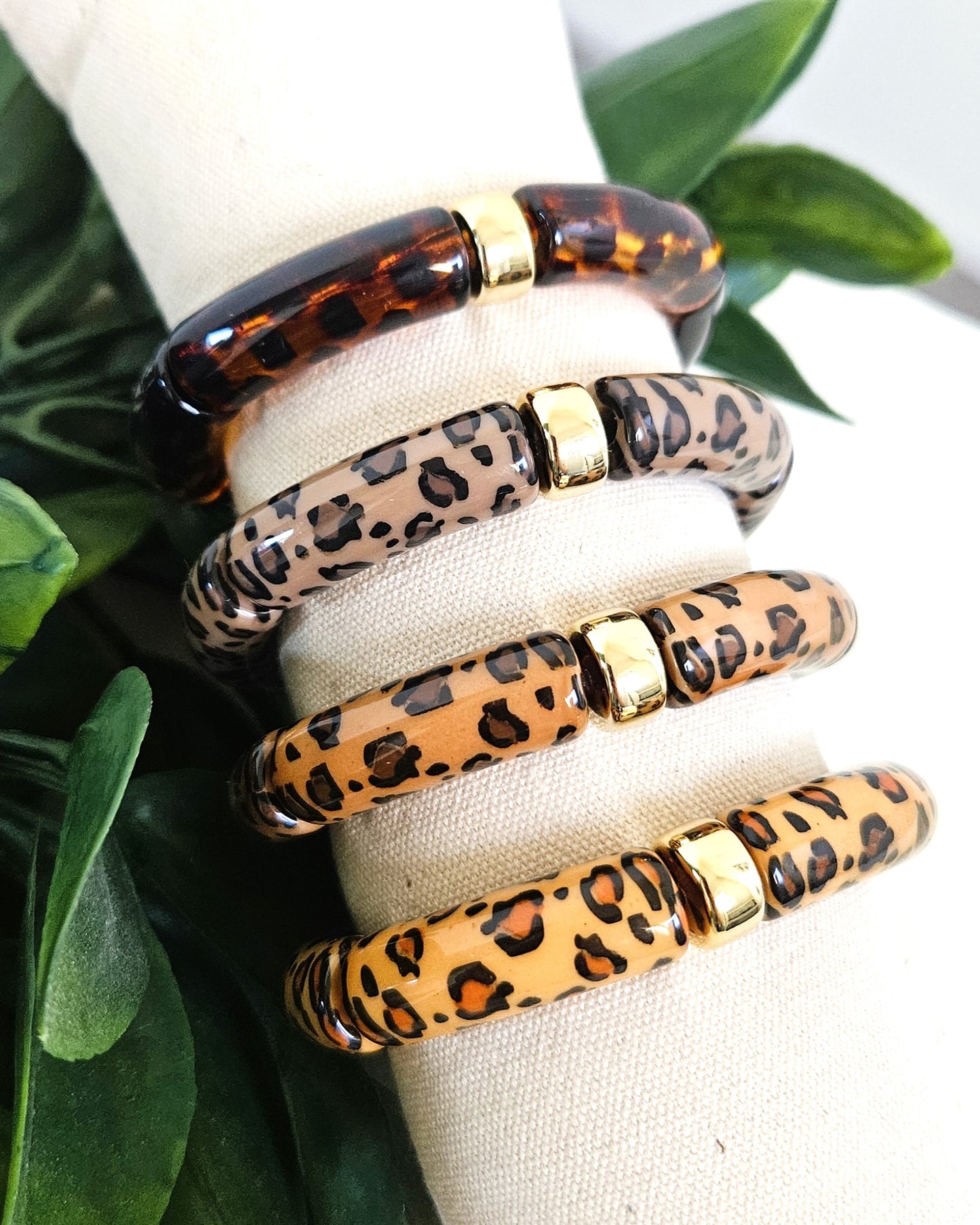 Bracelet Wild léopard - création Bahia
