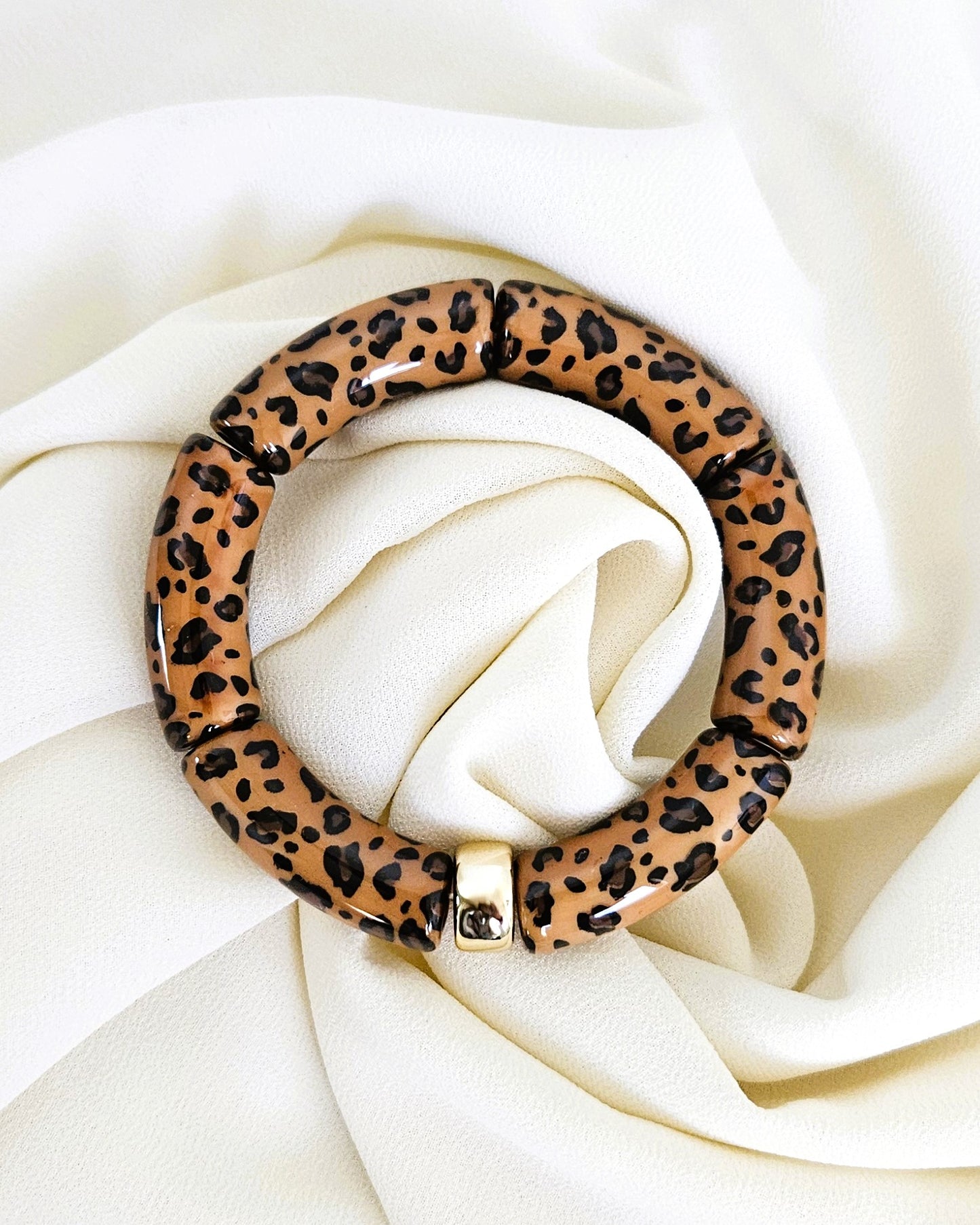 Bracelet Wild léopard - création Bahia