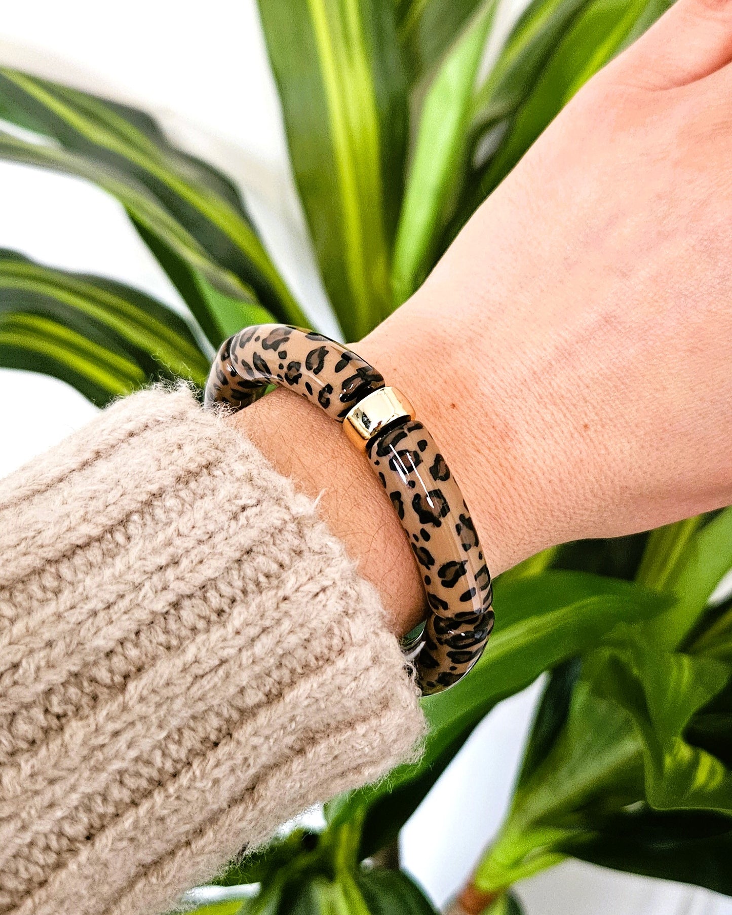 Bracelet Wild léopard - création Bahia